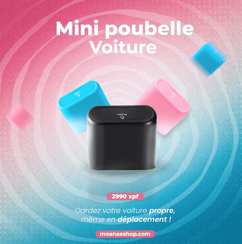 Mini Poubelle pour Voiture – Moana E-Shop