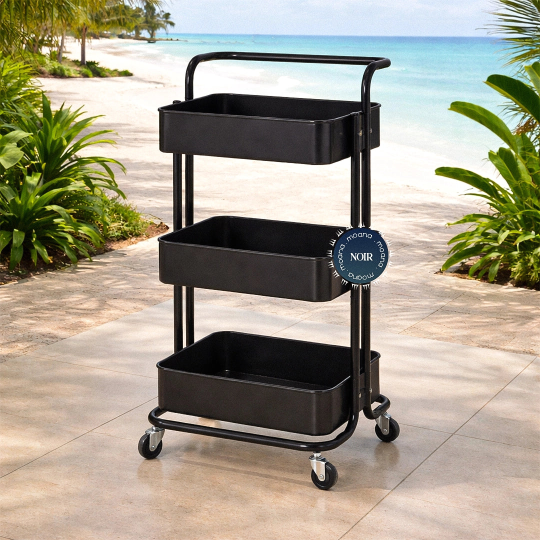 EASYMOVE – Chariot de rangement mobile 3 niveaux