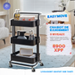 EASYMOVE – Chariot de rangement mobile 3 niveaux